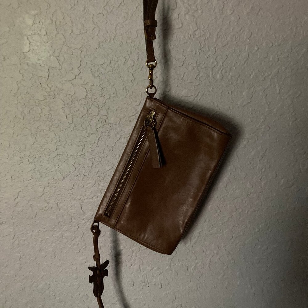 Frye Leather Wristlet
